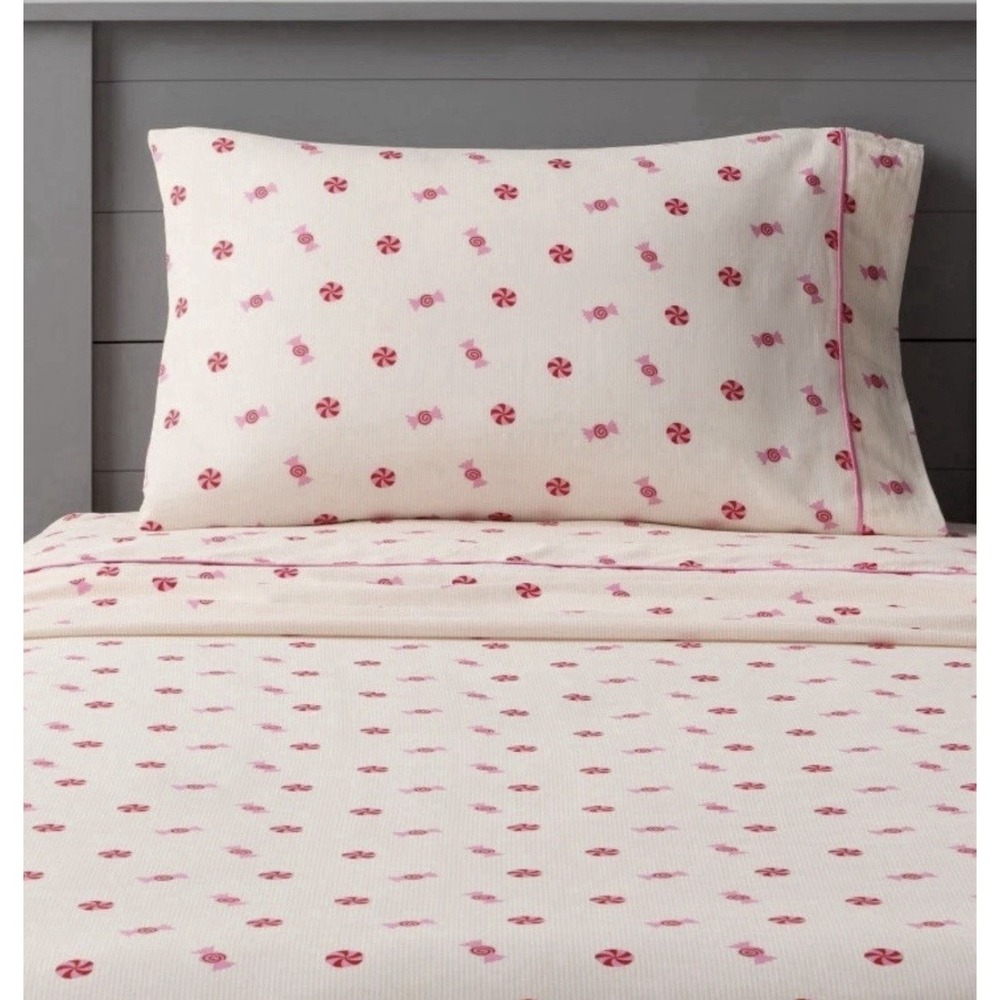 Queen Candy Stripes Kids' 100% Cotton Sheet Set - Pillowfort